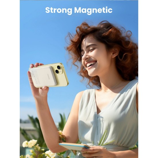 Powerbank UGREEN PB560 5000mAh 15W PD + QI Beige Powerbank UGREEN PB560 5000mAh 15W PD + QI Beige