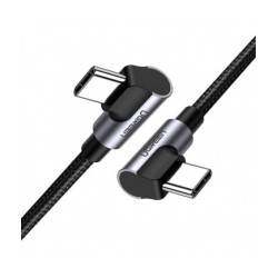 Καλώδιο Ugreen Elbow cable USB-C to USB-C Angled QC 3.0 PD 3A 60W 1m (Black)