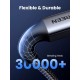 Καλώδιο Ugreen Type C to Type C Cable US567 60W 1M 3A Black Καλώδιο Ugreen Type C to Type C Cable US567 60W 1M 3A Black
