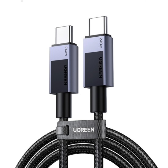 Καλώδιο Ugreen Type C to Type C Cable L513 240W 1M 5A Black Καλώδιο Ugreen Type C to Type C Cable L513 240W 1M 5A Black