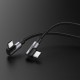 Καλώδιο Ugreen Elbow cable USB-C to USB-C Angled QC 3.0 PD 3A 60W 1m (Black)