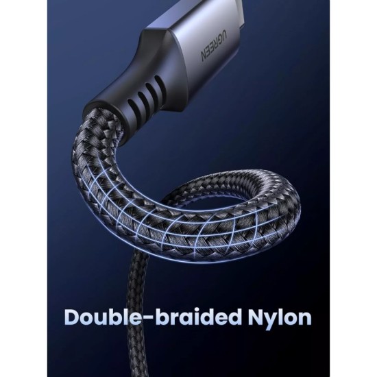Καλώδιο Ugreen Type C to Type C Cable US567 60W 1M 3A Black Καλώδιο Ugreen Type C to Type C Cable US567 60W 1M 3A Black