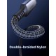 Καλώδιο Ugreen Type C to Type C Cable US567 60W 1M 3A Black Καλώδιο Ugreen Type C to Type C Cable US567 60W 1M 3A Black