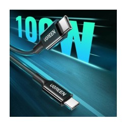 Καλώδιο Ugreen USB-C to USB-C Cable UGREEN US300 (80371) 100W 5A 1m Black