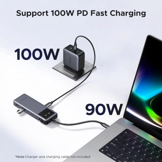 UGREEN Uno 6-in-1 Docking Hub USB-C με 4K HDMI, PD 100W & USB 3.2 Gra UGREEN Uno 6-in-1 Docking Hub USB-C με 4K HDMI, PD 100W & USB 3.2 Gra