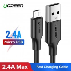 Καλώδιο Ugreen micro USB Cable QC 3.0 2.4A 1m (White)