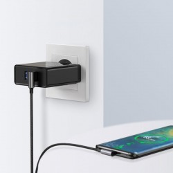 Καλώδιο Ugreen USB - USB Typ C angled cable Quick Charge 3.0 QC3.0 3 A 0,5 m gray Καλώδιο Ugreen USB - USB Typ C angled cable Quick Charge 3.0 QC3.0 3 A 0,5 m gray