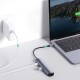 Ugreen USB-C Hub  CM418 (10919)  2 x USB-A 3.0 - 1 x USB-C - 1 x HDMI - 1 x RJ45 Grey