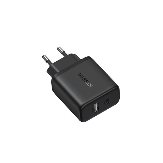 Φορτιστής Wall Charger UGREEN X227 20W 3A 1 x USB-A - 1 x USB-C Black Φορτιστής Wall Charger UGREEN X227 20W 3A 1 x USB-A - 1 x USB-C Black