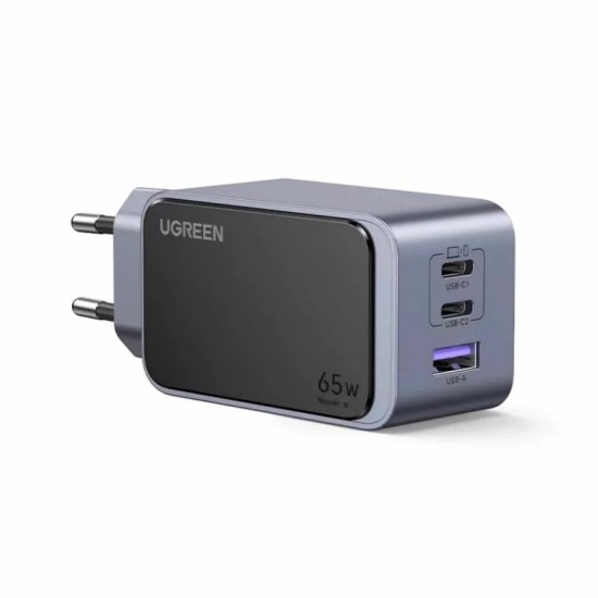 Φορτιστής Wall Charger UGREEN X553 Nexode Pro 65W 3A 1 x USB-A - 2 x USB-C Grey