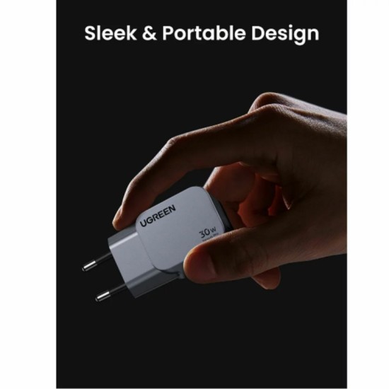 Φορτιστής Wall Charger UGREEN X703 Nexode Pro 30W 3A 1 x USB-C Grey ID: 337790
