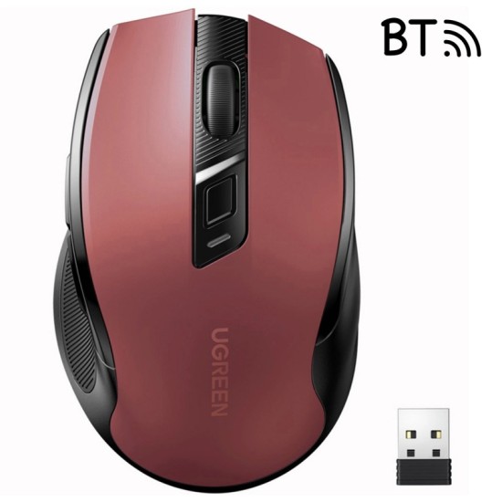 Ποντίκι Wireless Mouse UGREEN MU006 4000DPI Red Ποντίκι Wireless Mouse UGREEN MU006 4000DPI Red