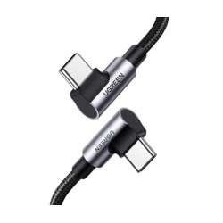 Καλώδιο UGREEN USB-C to USB-C Cable US335 Angled 100W 5A 2mBlack Καλώδιο UGREEN USB-C to USB-C Cable US335 Angled 100W 5A 2mBlack