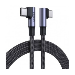 Καλώδιο UGREEN USB-C to USB-C Cable US335 Angled 100W 5A 2mBlack