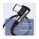 Καλώδιο UGREEN USB-C to USB-C Cable US335 Angled 100W 5A 2mBlack Καλώδιο UGREEN USB-C to USB-C Cable US335 Angled 100W 5A 2mBlack