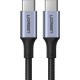 Καλώδιο Ugreen Type C to Type C Cable US316, 100W 2M 5A Space Black Καλώδιο Ugreen Type C to Type C Cable US316, 100W 2M 5A Space Black