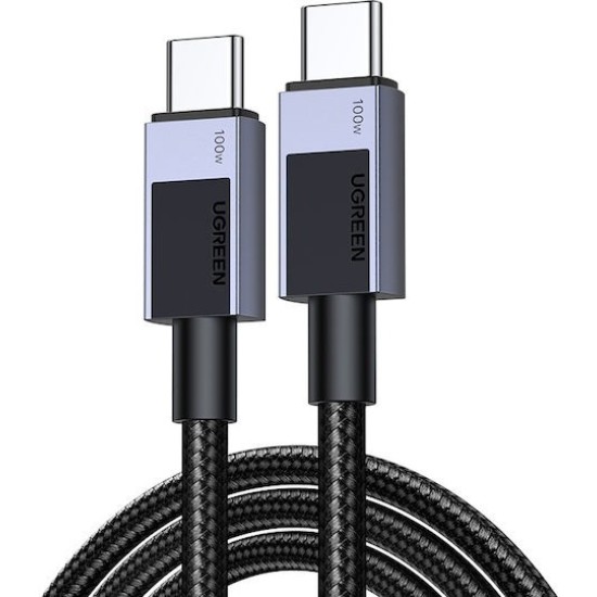 Καλώδιο Ugreen Type C to Type C Cable L512 100W 3M 5A Black Καλώδιο Ugreen Type C to Type C Cable L512 100W 3M 5A Black