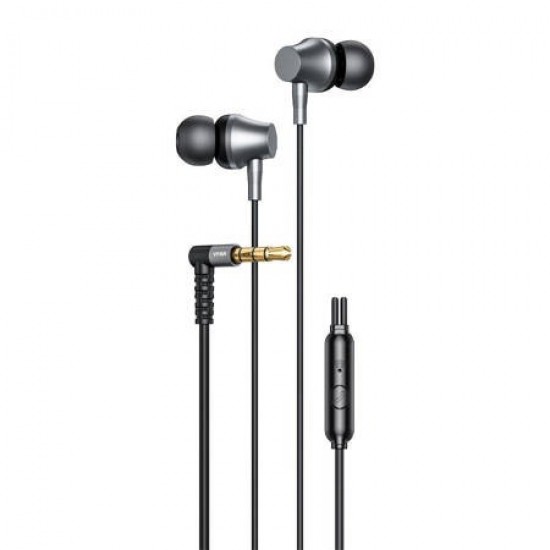 Ακουστικά Vipfan M17 wired in-ear headphones, 3.5mm jack (black)