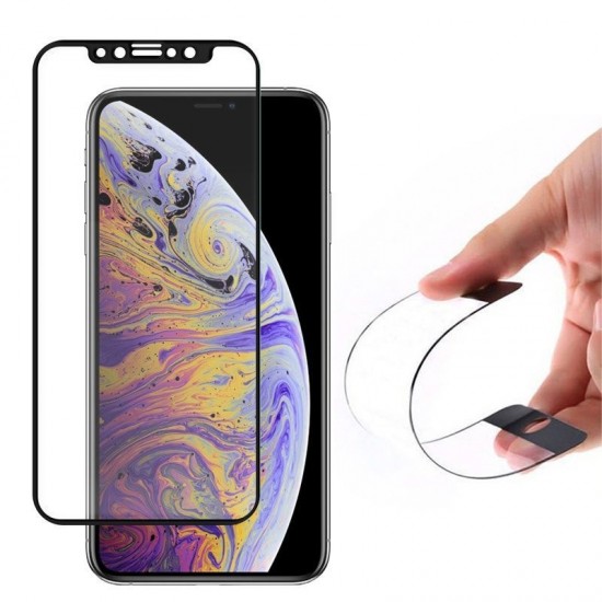 Γυαλί Προστασίας Wozinsky Full Cover Flexi Nano Glass Hybrid Screen Protector with frame For iPhone 12 mini black Γυαλί Προστασίας Wozinsky Full Cover Flexi Nano Glass Hybrid Screen Protector with frame For iPhone 12 mini black