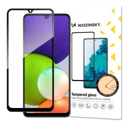 Γυαλί Προστασίας - Wozinsky Tempered Glass Full Glue Super Tough Screen Protector Full Coveraged with Frame Case Friendly for Samsung Galaxy A22 4G black
