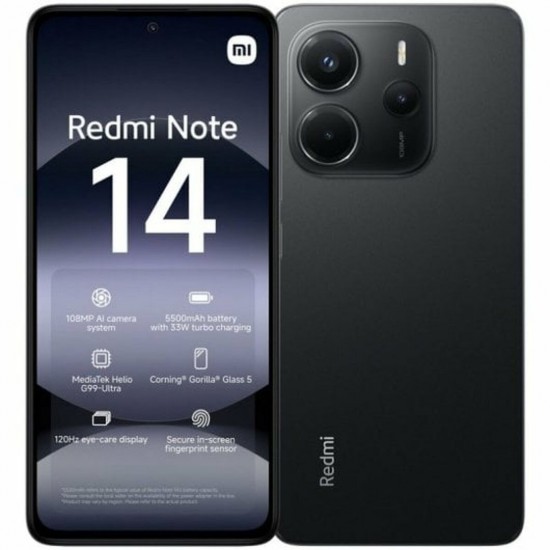 Xiaomi Redmi Note 14 NFC 5G Dual SIM (8GB/256GB) Midnight Black (OPEN BOX)