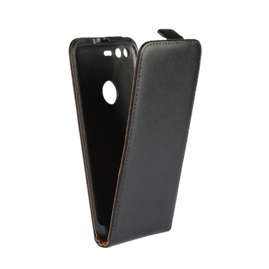 Θήκη Βιβλίο Forcell Google Pixel Leather Case - Horizonal Flip - Black